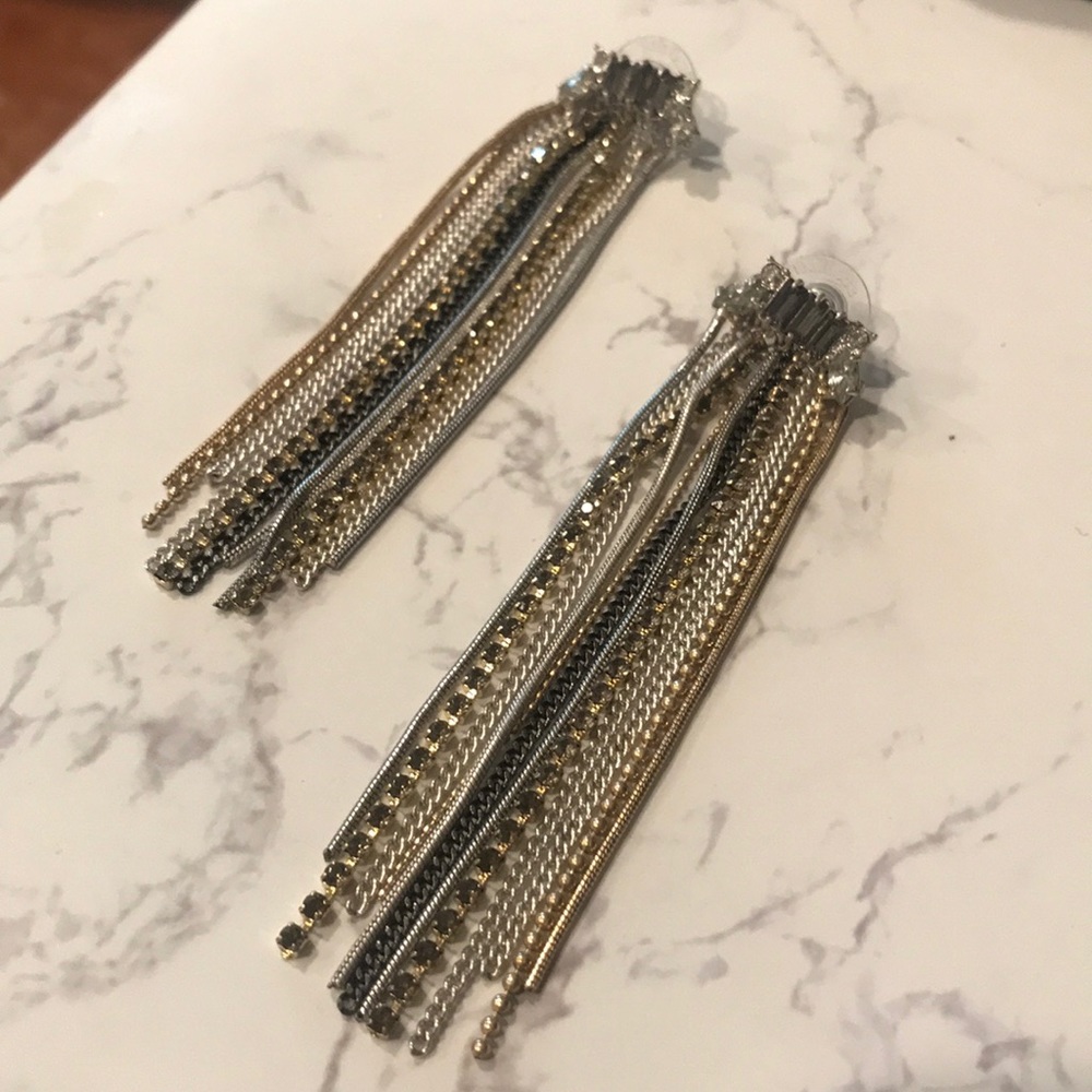 Rocker dangle earrings